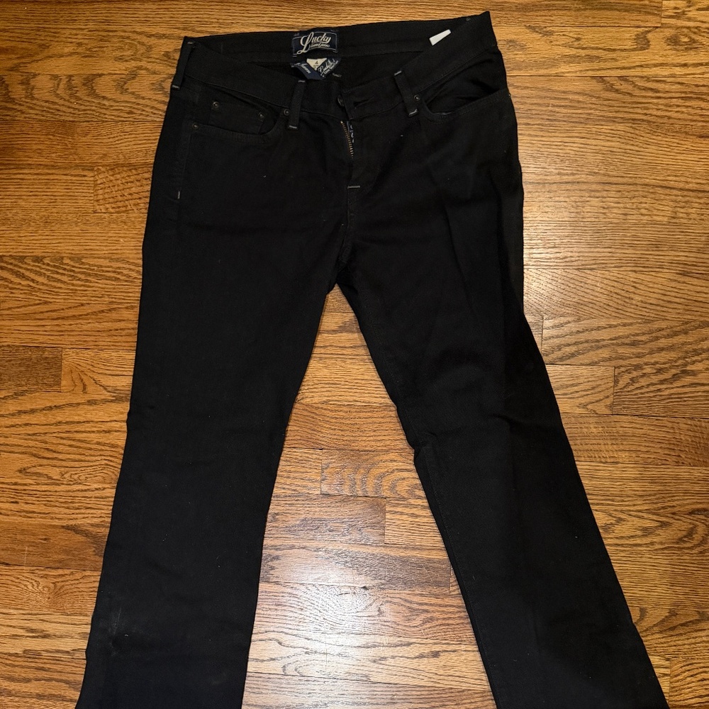 Lucky Brand Size 4 Black Jeans